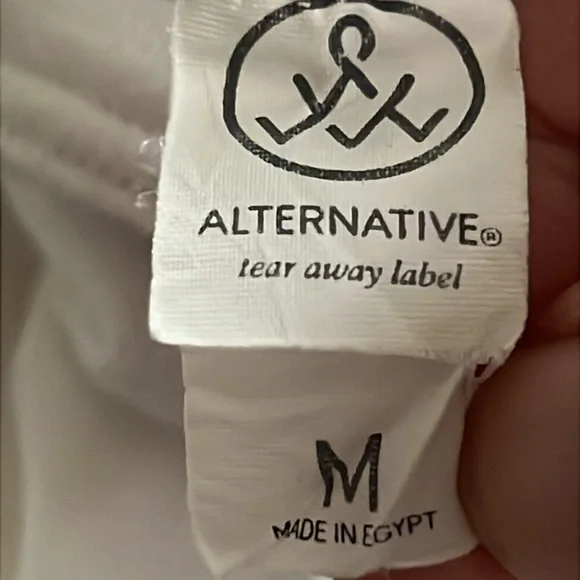 Alternative Apparel Unisex White Long Sleeve Go-To-Tee - white - Picture 4 of 7